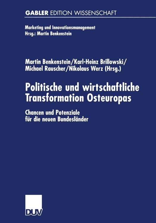 Produktbild: Politische und wirtschaftliche Transformation Osteuropas