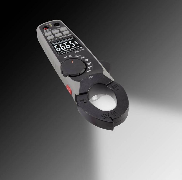 Produktbild: VOLTCRAFT VC-533 Stromzange digital CAT III 600V Anzeige (Counts): 6000