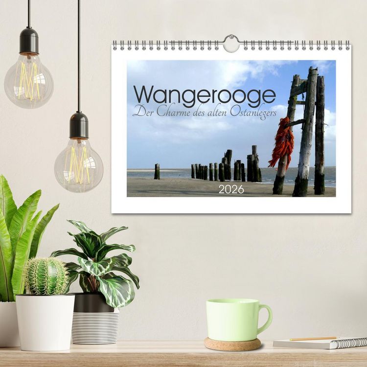 Produktbild: Wangerooge. Der Charme des Ostanlegers (Wandkalender 2026 DIN A4 quer), CALVENDO Monatskalender