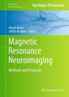 Produktbild: Magnetic Resonance Neuroimaging