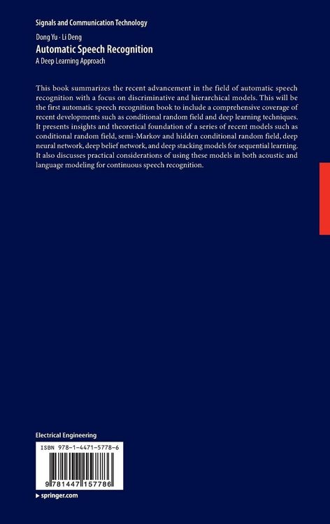 Produktbild: Automatic Speech Recognition
