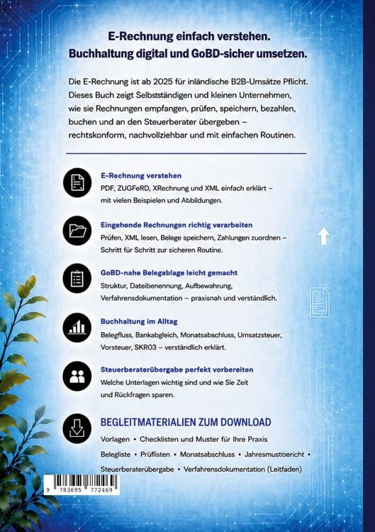 Produktbild: E-Rechnung, GoBD und digitale Buchhaltung
