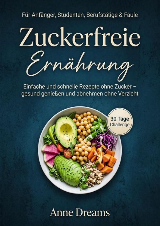 Produktbild: Zuckerfreie Ern&auml;hrung f&uuml;r Anf&auml;nger, Studenten, Berufst&auml;tige &amp; Faule