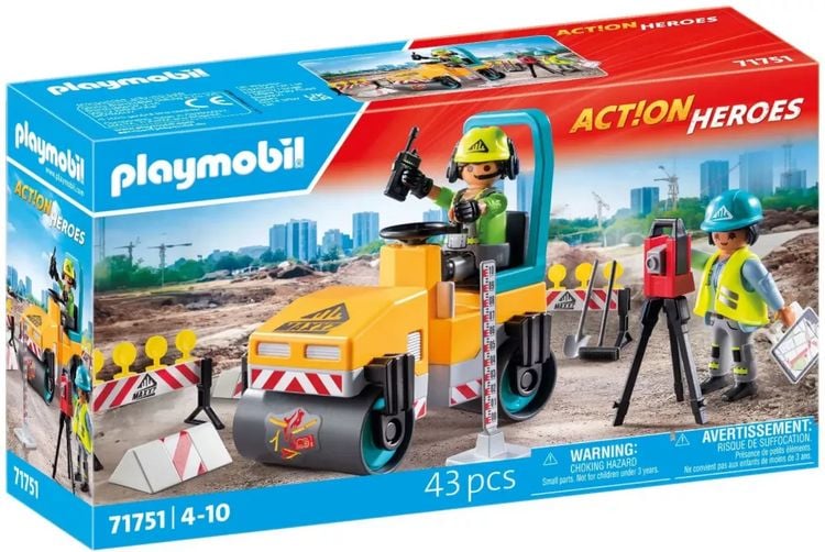 Produktbild: PLAYMOBIL 71751 Stra&szlig;enbaustelle
