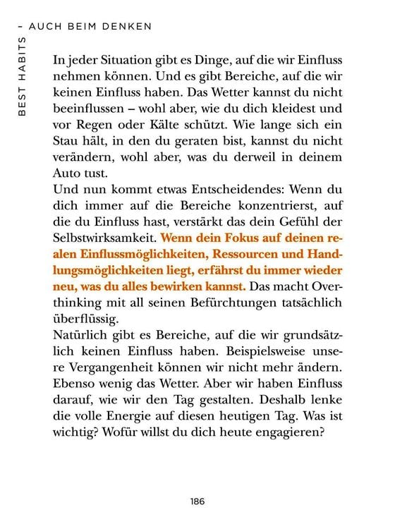 Produktbild: Die 1-Minuten-Strategie gegen Overthinking
