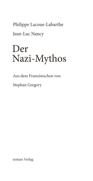 Produktbild: Der Nazi-Mythos