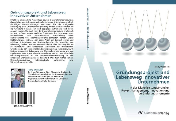 Produktbild: Gr&uuml;ndungsprojekt und Lebensweg innovativer Unternehmen