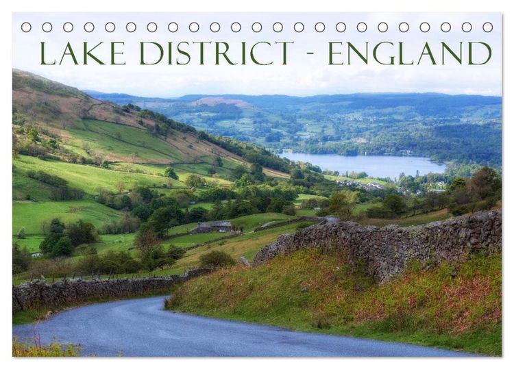 Produktbild: Lake District England (Tischkalender 2026 DIN A5 quer), CALVENDO Monatskalender