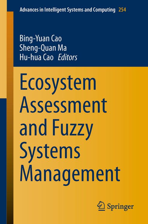 Produktbild: Ecosystem Assessment and Fuzzy Systems Management