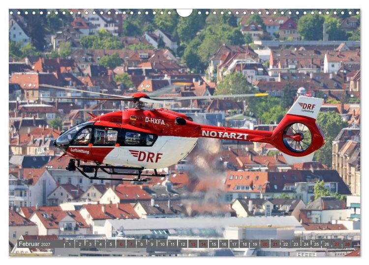 Produktbild: Helikopter in der Luft 2.0 (Wandkalender 2027 DIN A3 quer), CALVENDO Monatskalender
