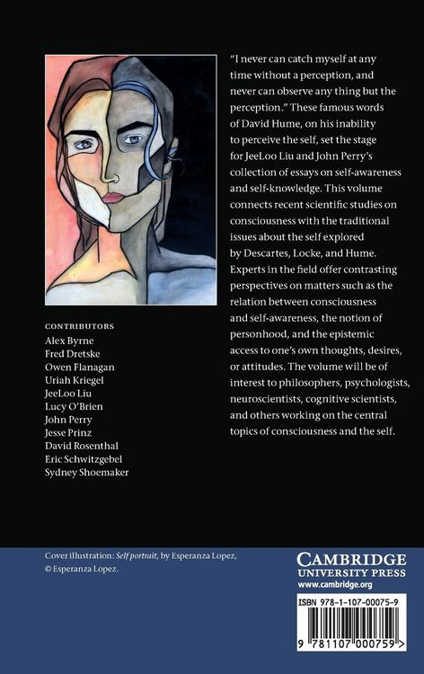 Produktbild: Consciousness and the Self