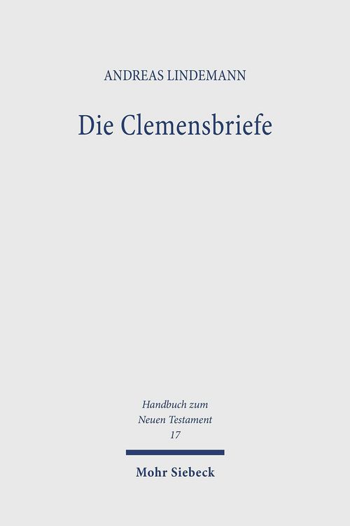 Produktbild: Die Clemensbriefe