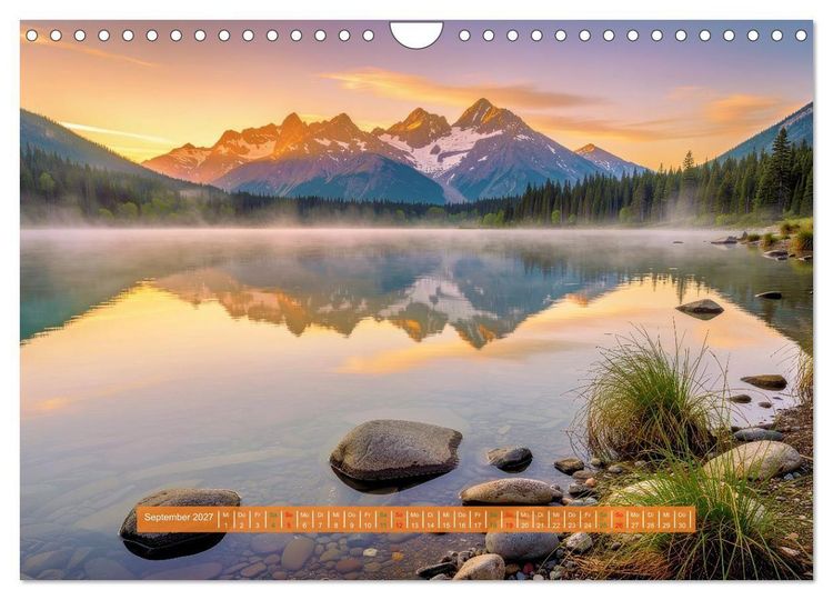 Produktbild: Malerische Seenlandschaft (Wandkalender 2027 DIN A4 quer), CALVENDO Monatskalender