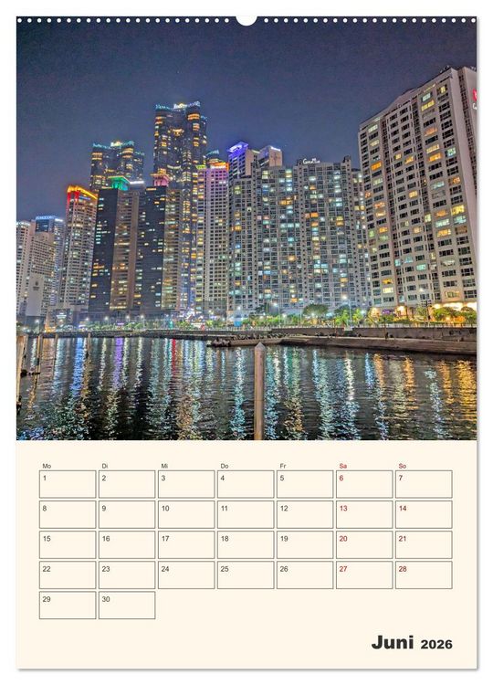 Produktbild: Busan - Eine Reise durch das Herz der K&uuml;stenstadt (hochwertiger Premium Wandkalender 2026 DIN A2 hoch), Kunstdruck in Hochglanz