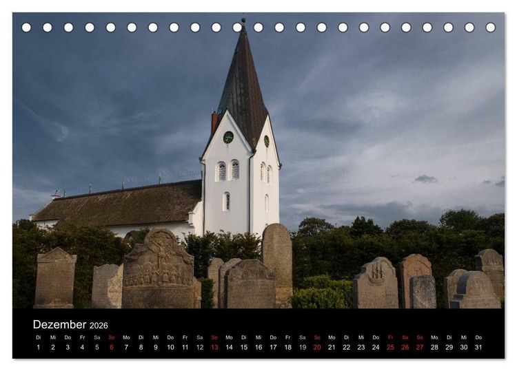 Produktbild: Amrumer Impressionen (Tischkalender 2026 DIN A5 quer), CALVENDO Monatskalender