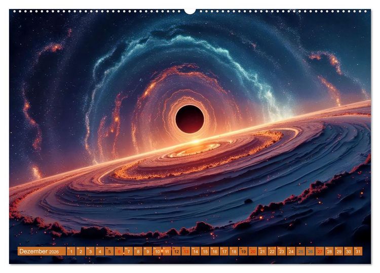 Produktbild: Ferne Galaxien (hochwertiger Premium Wandkalender 2026 DIN A2 quer), Kunstdruck in Hochglanz