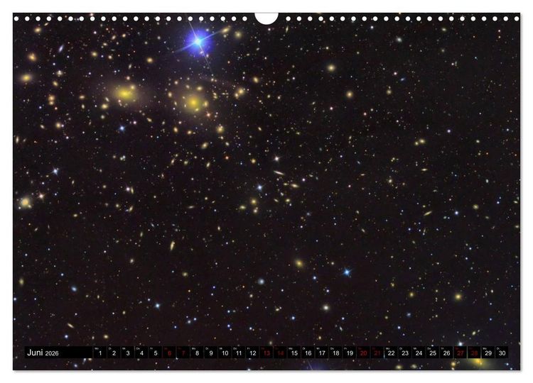 Produktbild: Galaxien des Nordhimmels (Wandkalender 2026 DIN A3 quer), CALVENDO Monatskalender