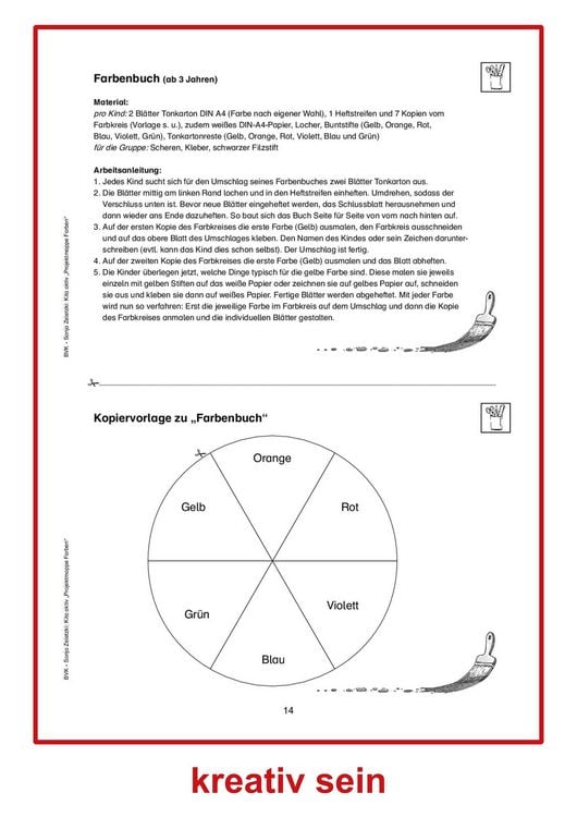 Produktbild: Kita aktiv Projektmappe Farben