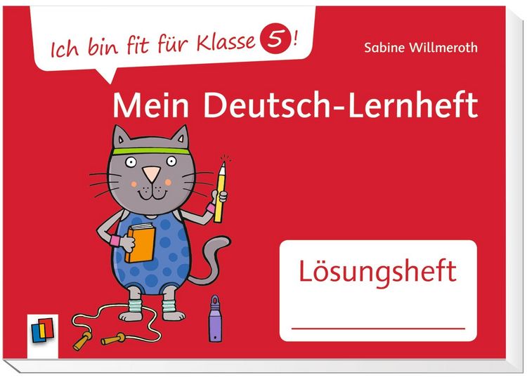 Produktbild: Ich bin fit f&uuml;r Klasse 5! Mein Deutsch-Lernheft &ndash; L&ouml;sungsheft