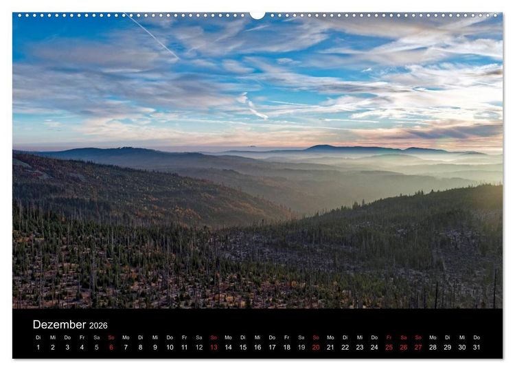 Produktbild: Herbst im Nationalpark Bayerischer Wald (hochwertiger Premium Wandkalender 2026 DIN A2 quer), Kunstdruck in Hochglanz