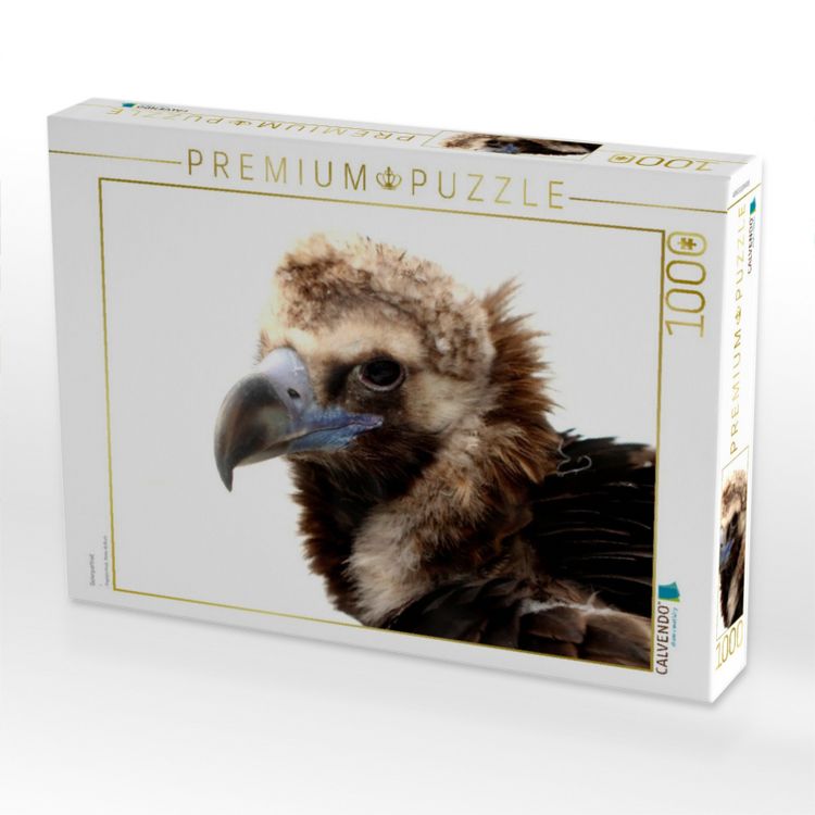Produktbild: CALVENDO Puzzle Geierportrait | 1000 Teile Lege-Gr&ouml;&szlig;e 64x48cm Foto-Puzzle f&uuml;r gl&uuml;ckliche Stunden