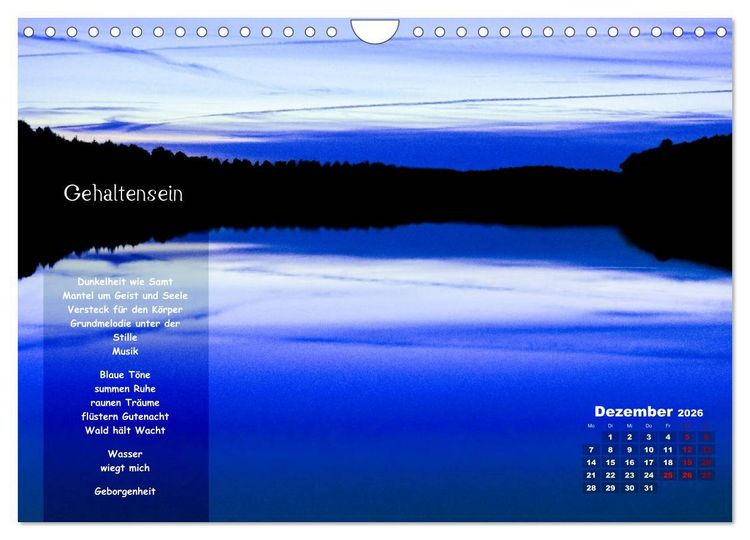 Produktbild: Lichtblicke f&uuml;r Auge und Seele - Der Kalender (Wandkalender 2026 DIN A4 quer), CALVENDO Monatskalender