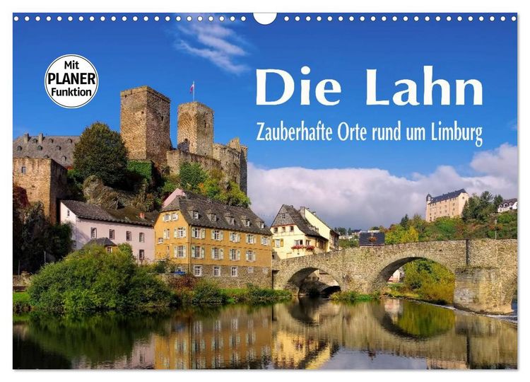Produktbild: Die Lahn - Zauberhafte Orte rund um Limburg (Wandkalender 2026 DIN A3 quer), CALVENDO Monatskalender
