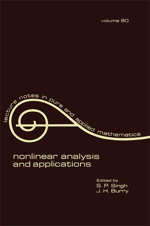 Produktbild: Nonlinear analysis and applications