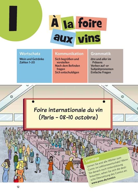 Produktbild: PONS Sprachlern-Comic Franz&ouml;sisch