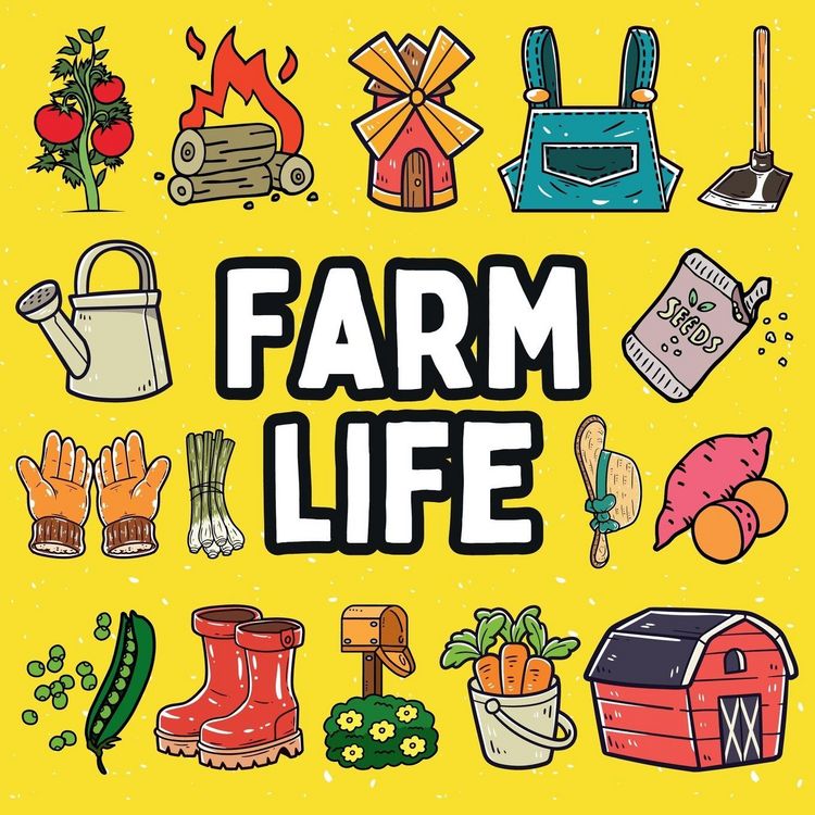 Produktbild: Farm Life Coloring Book