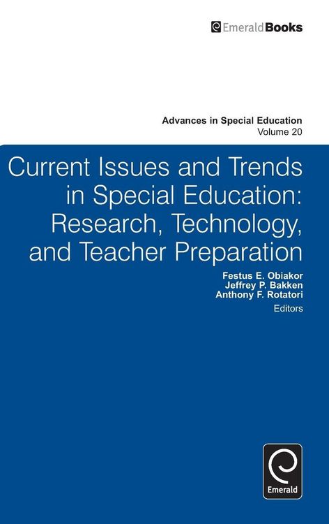 Produktbild: Current Issues and Trends in Special Education