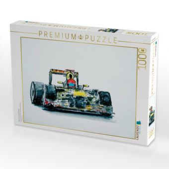 Produktbild: CALVENDO Puzzle Illustration Red Bull RB 9 | 1000 Teile Lege-Gr&ouml;&szlig;e 64x48cm Foto-Puzzle f&uuml;r gl&uuml;ckliche Stunden