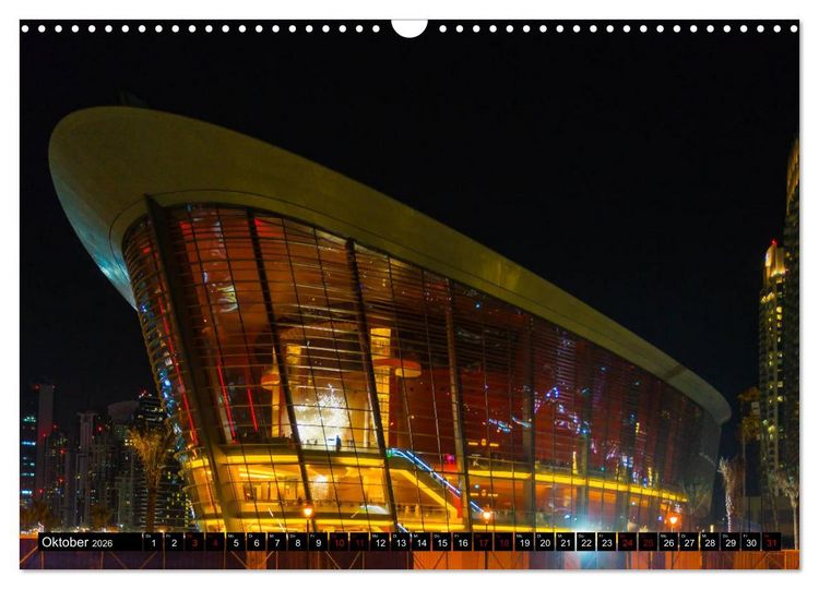 Produktbild: Dubai W&uuml;stenstadt (Wandkalender 2026 DIN A3 quer), CALVENDO Monatskalender