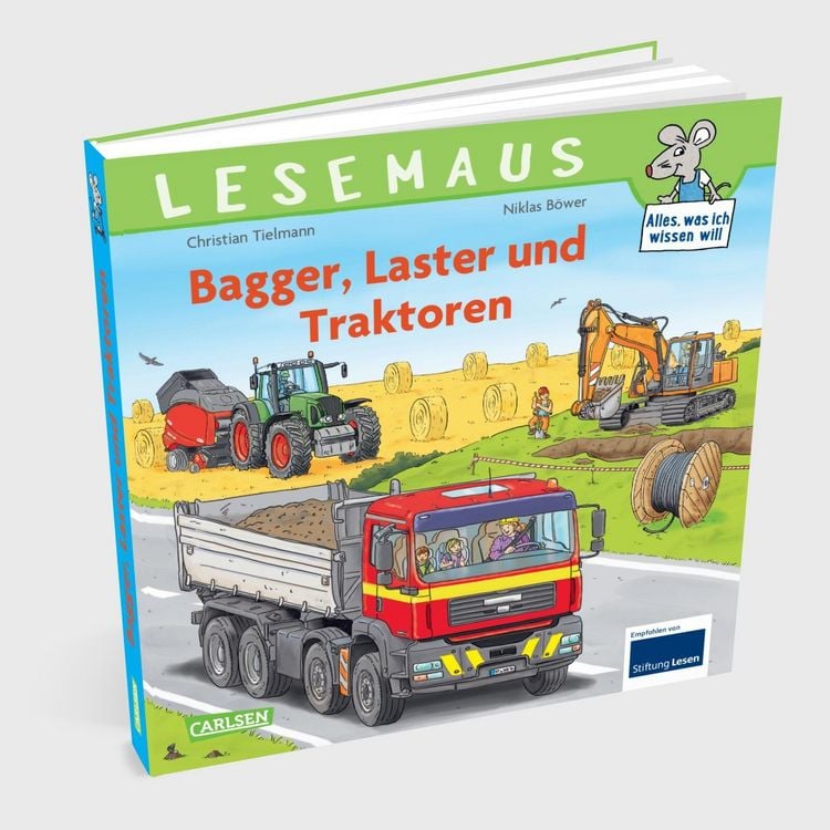 Produktbild: LESEMAUS Sonderb&auml;nde: Bagger, Laster und Traktoren &ndash; Alles &uuml;ber Fahrzeuge