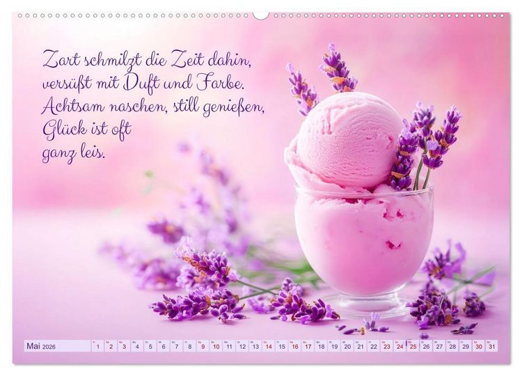 Produktbild: Im Duft des Lavendels - Mit Achtsamkeit durchs Leben (Wandkalender 2026 DIN A2 quer), CALVENDO Monatskalender