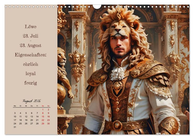 Produktbild: Stellarische M&auml;nnlichkeit (Wandkalender 2026 DIN A3 quer), CALVENDO Monatskalender