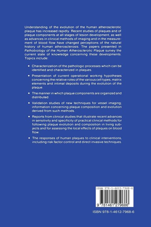 Produktbild: Pathobiology of the Human Atherosclerotic Plaque