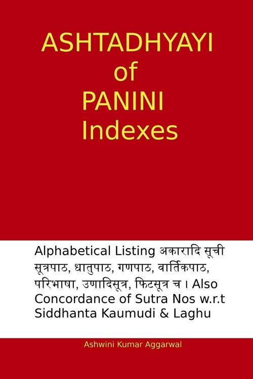 Produktbild: Ashtadhyayi of Panini Indexes