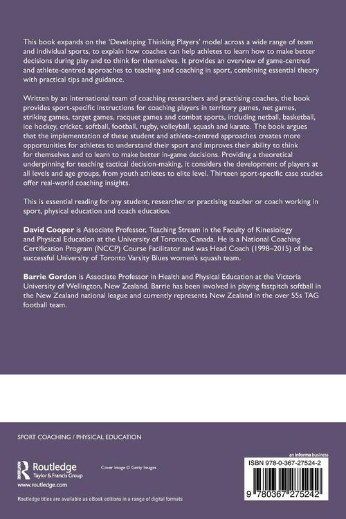 Produktbild: Tactical Decision-Making in Sport