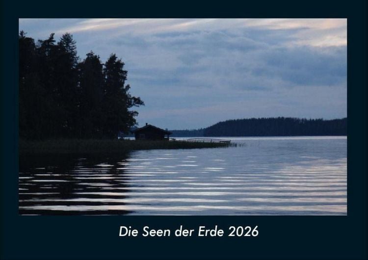 Produktbild: Die Seen der Erde 2026 Fotokalender DIN A4