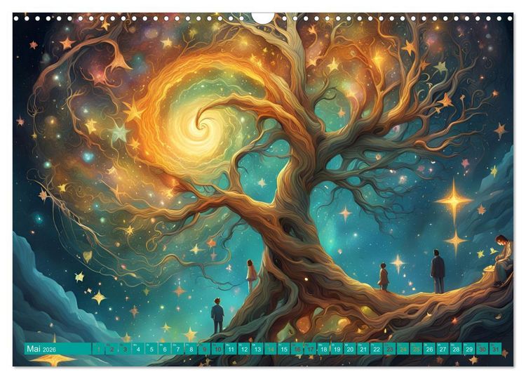 Produktbild: B&auml;ume wie Pers&ouml;nlichkeiten (Wandkalender 2026 DIN A3 quer), CALVENDO Monatskalender