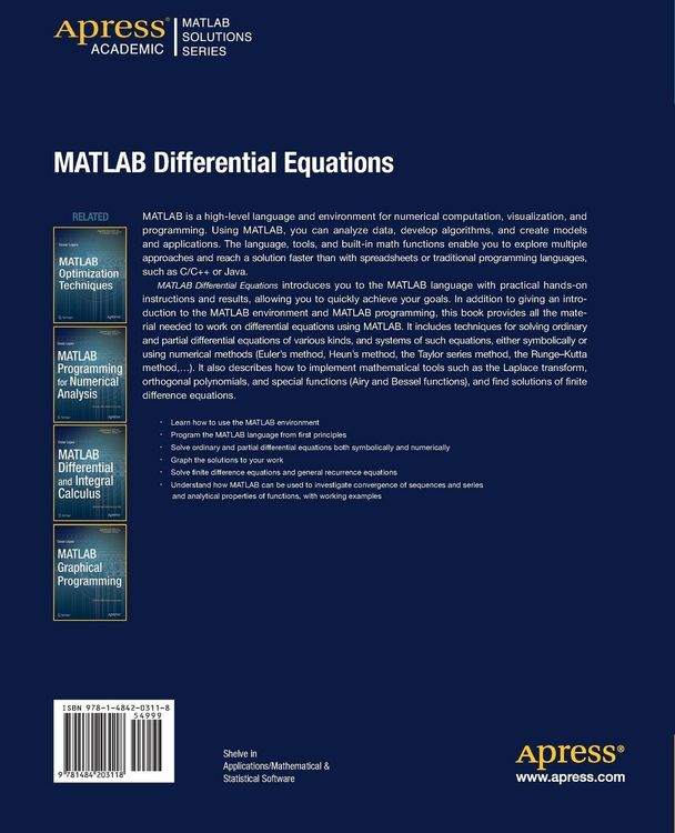 Produktbild: MATLAB Differential Equations