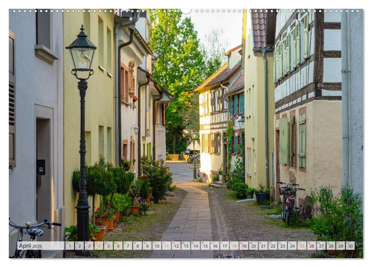 Produktbild: Ettlingen Impressionen (Wandkalender 2026 DIN A2 quer), CALVENDO Monatskalender