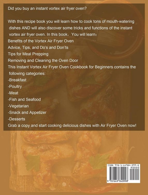 Produktbild: Instant Vortex Air Fryer Oven Cookbook 2020-2021