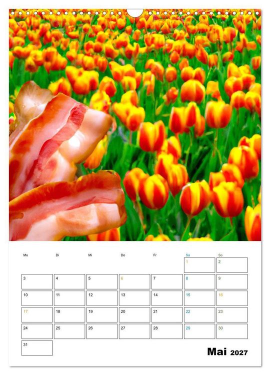 Produktbild: Bacon Kalender - Wir lieben Bacon (Wandkalender 2027 DIN A3 hoch), CALVENDO Monatskalender