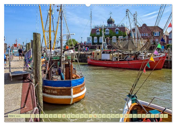 Produktbild: Reise an die Nordsee - Neuharlingersiel (hochwertiger Premium Wandkalender 2026 DIN A2 quer), Kunstdruck in Hochglanz