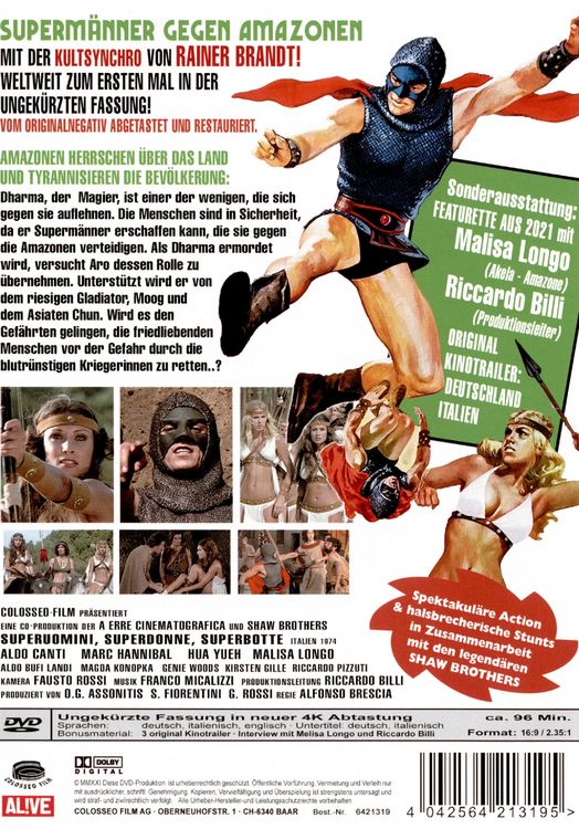 Produktbild: Superm&auml;nner gegen Amazonen (Superuomini, superdonne, superbotte) (Sie hauen alle in die Pfanne)