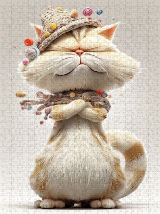 Produktbild: CALVENDO Puzzle Ein Motiv aus dem Kalender Miau & Mauz | 1000 Teile Lege-Gr&ouml;&szlig;e 64x48cm Foto-Puzzle f&uuml;r gl&uuml;ckliche Stunden