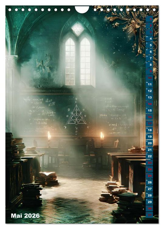 Produktbild: Umbrae Libri (Wandkalender 2026 DIN A4 hoch), CALVENDO Monatskalender