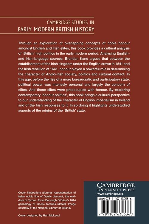 Produktbild: The Politics and Culture of Honour in Britain and Ireland, 1541 1641